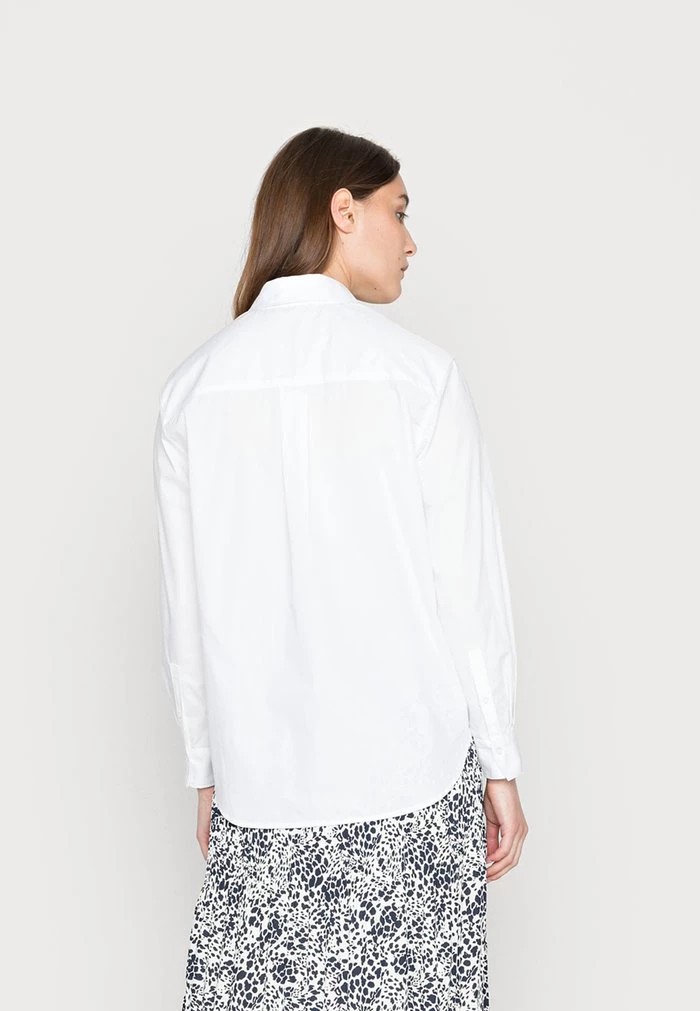 Chemise ANNA FIELD Anna Field Button-down Blouse Blanche Femme | HAU-7057203